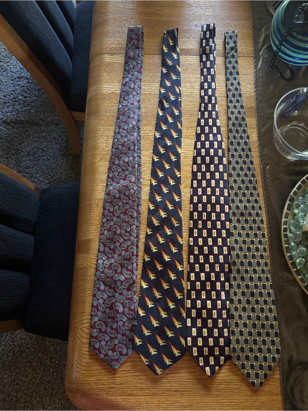 Continental Airlines Men's Neck Tie - Assorted From 1970s-1990s